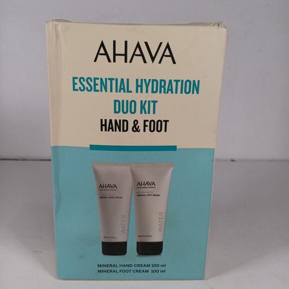AHAVA Essential Hydration DUO KIT HAND / FOOT Cream 3.4 Fl Oz Each set 2 - Picture 2 of 4